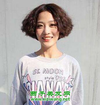 女生小泡面卷發型圖片小泡面卷發如何打理